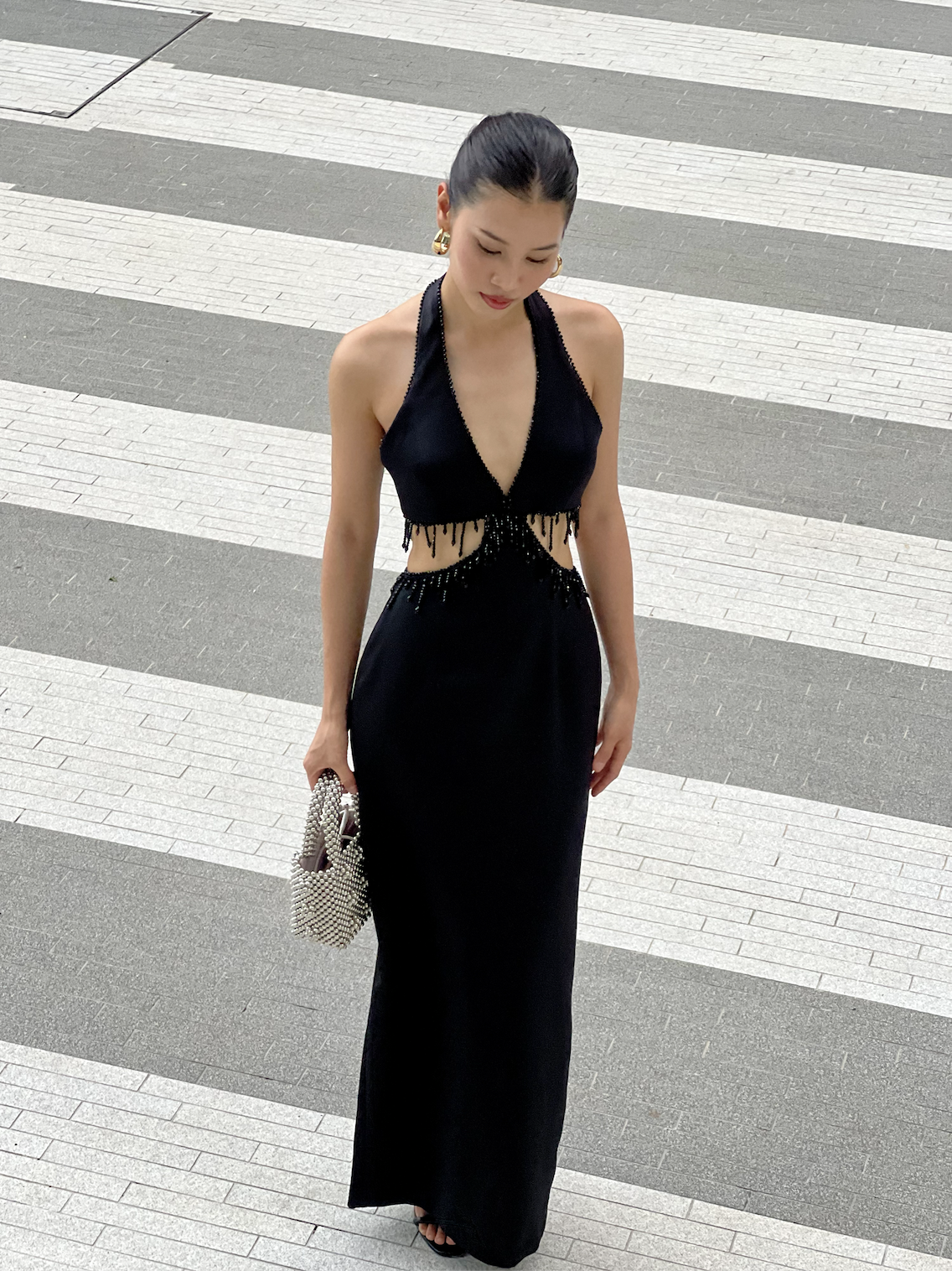 Aurora Halter Maxi Dress